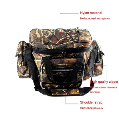 Waterproof Fishing Tackle Bag - Large Capacity