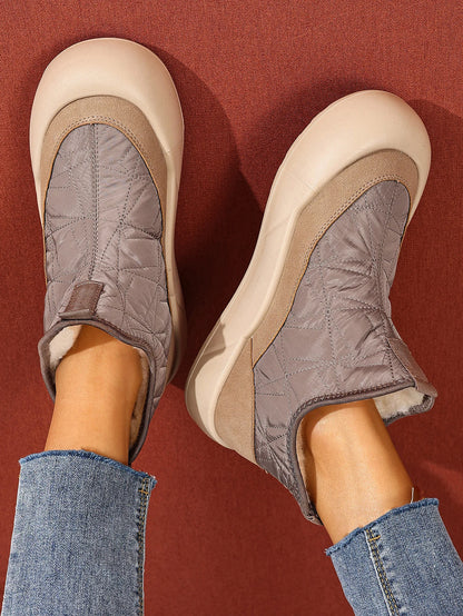 Cozy Fleece-Lined Snow Boots for Women - Non-Slip Comfort