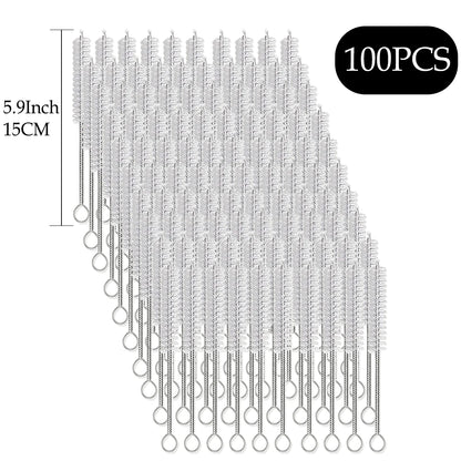 HookUpCo. Extra Long Straw Cleaner Brush Kit