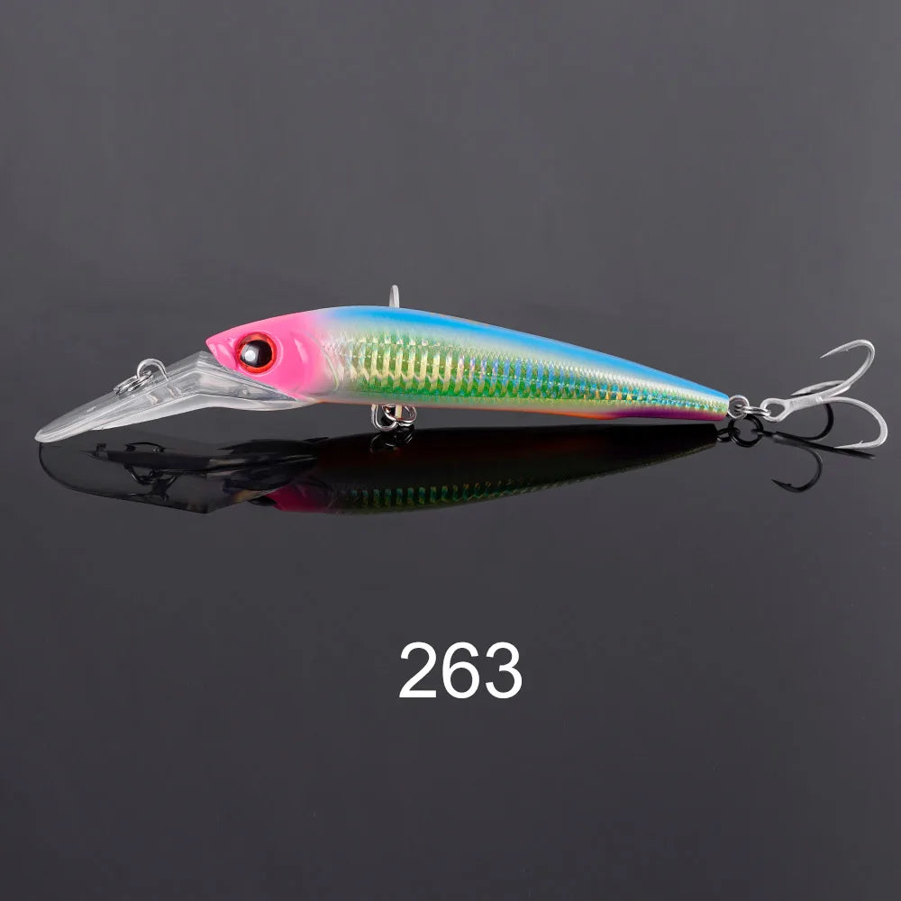 HookUpCo. 14cm Trolling Minnow Lure for Tuna - HookUpCo.