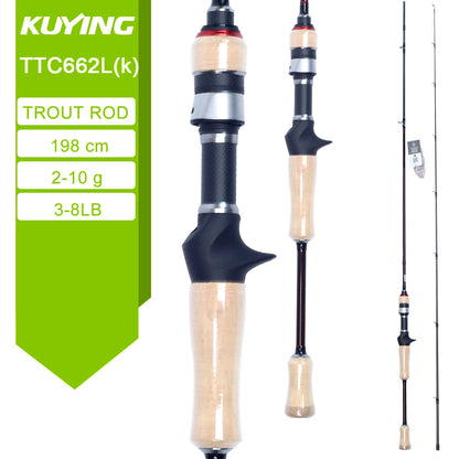 HookUpCo. Carbon Fishing Rod for Rivers and Streams - HookUpCo.