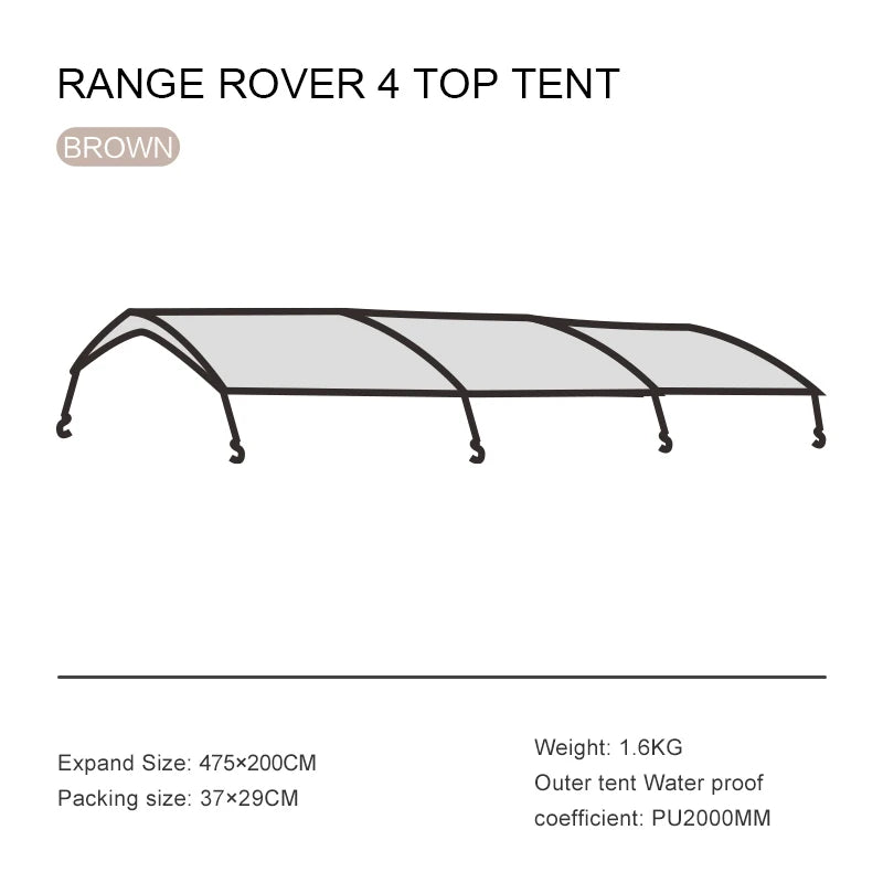 HookUpCo. Large Camping Tent with Extra Living Space - HookUpCo.