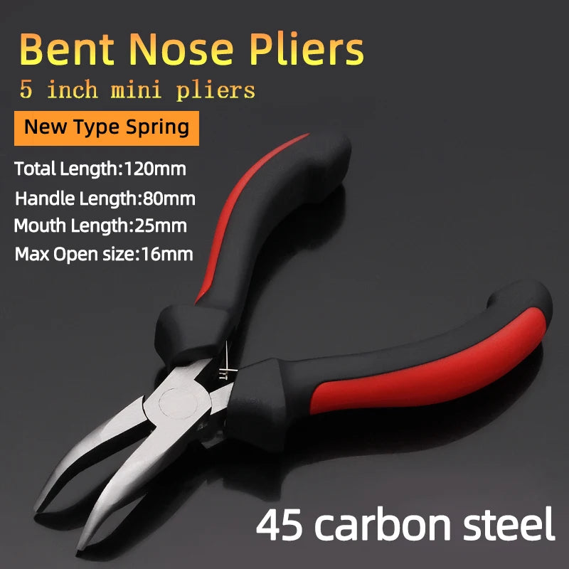 Precision Mini Diagonal Pliers for Jewelry Crafting and DIY