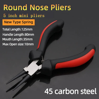 Precision Mini Diagonal Pliers for Jewelry Crafting and DIY