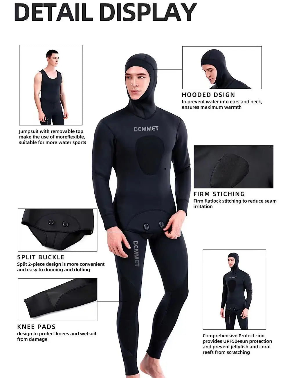 Camouflage Wetsuit for Spearfishing, Diving  - 3mm HookUpCo.