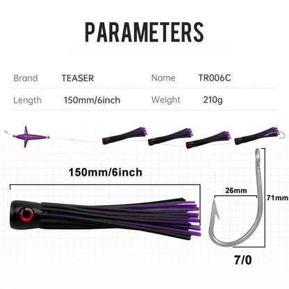 HookUpCo. Feather Rig Trolling Lures for Tuna - HookUpCo.