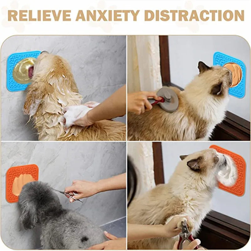 HookUpCo. Silicone Pet Licking Mat for Fun Feeding