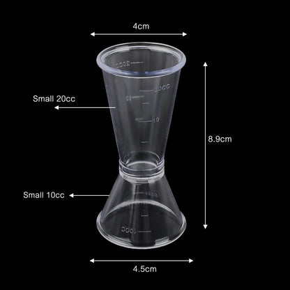 Transparent 40/10CC Measuring Cup for Cocktails and Parties