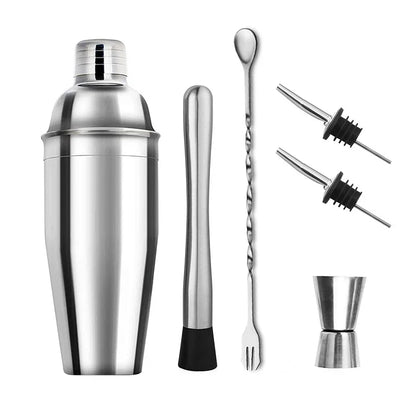Stainless Steel Cocktail Shaker Set for Parties