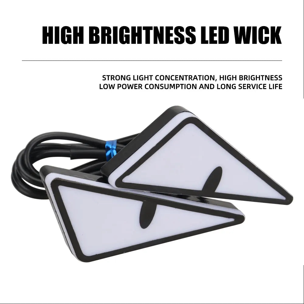 LED Devil's Eye License Plate Light Set for Cars and Motorcycles