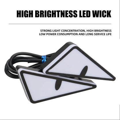 LED Devil's Eye License Plate Light Set for Cars and Motorcycles