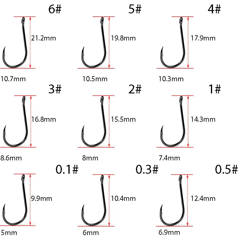 HookUpCo. Carbon Steel Circle Hooks for Fishing - HookUpCo.