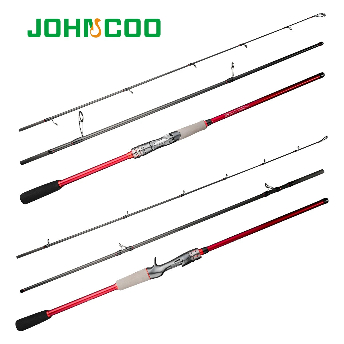 HookUpCo. Long Casting Travel Fishing Rod 1.68m-2.7m - HookUpCo.