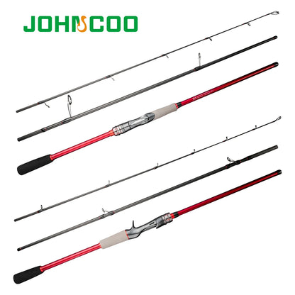HookUpCo. Long Casting Travel Fishing Rod 1.68m-2.7m - HookUpCo.