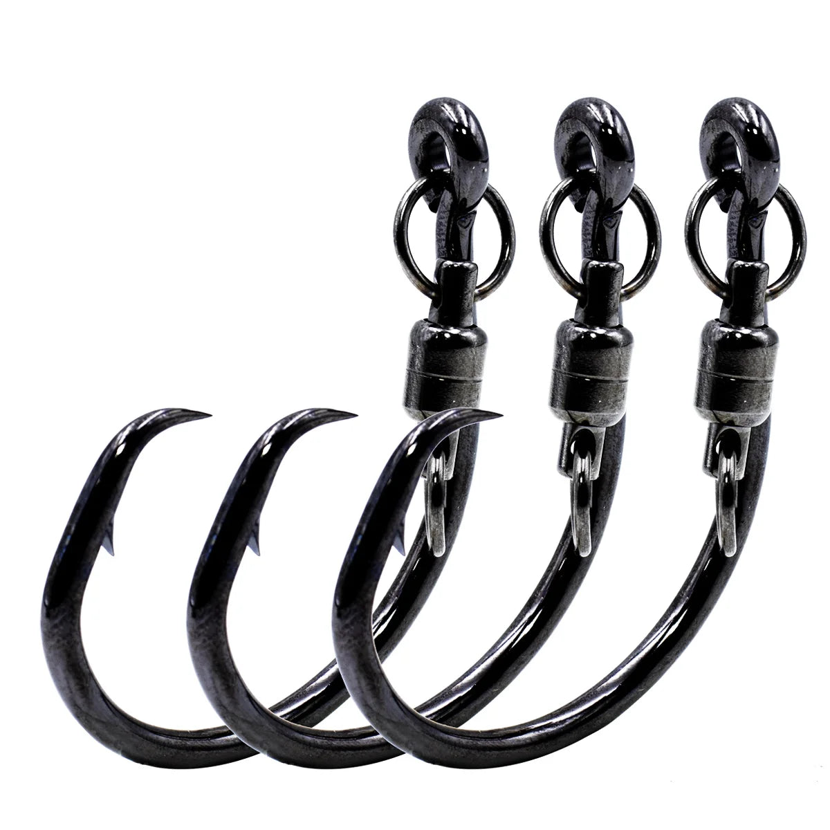 HookUpCo. Anti-Tangle Circle Hooks with Swivel - HookUpCo.