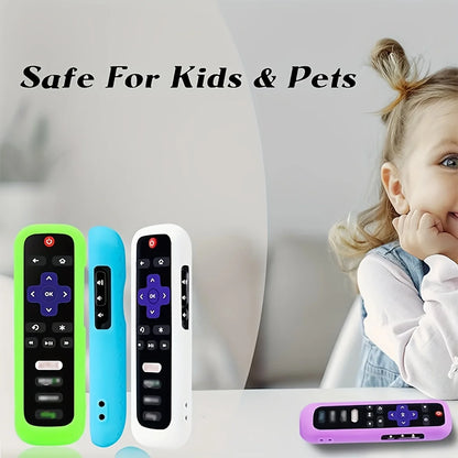 Luminous Silicone Remote Control Set for TVs