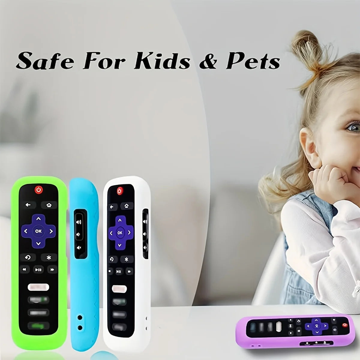Luminous Silicone Remote Control Set for TCL TVs