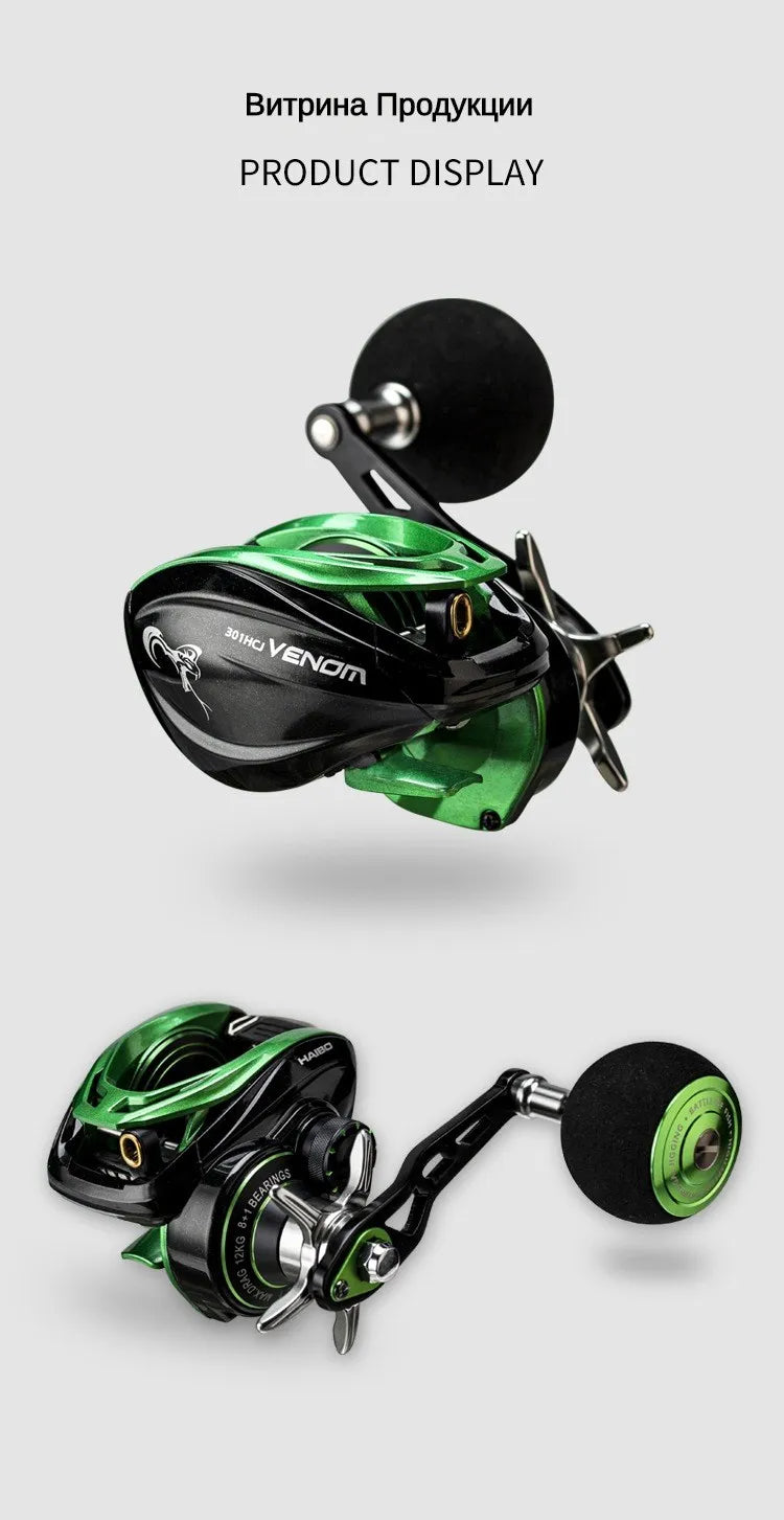 HookUpCo. Venom Deep Sea Baitcasting Reel - HookUpCo.