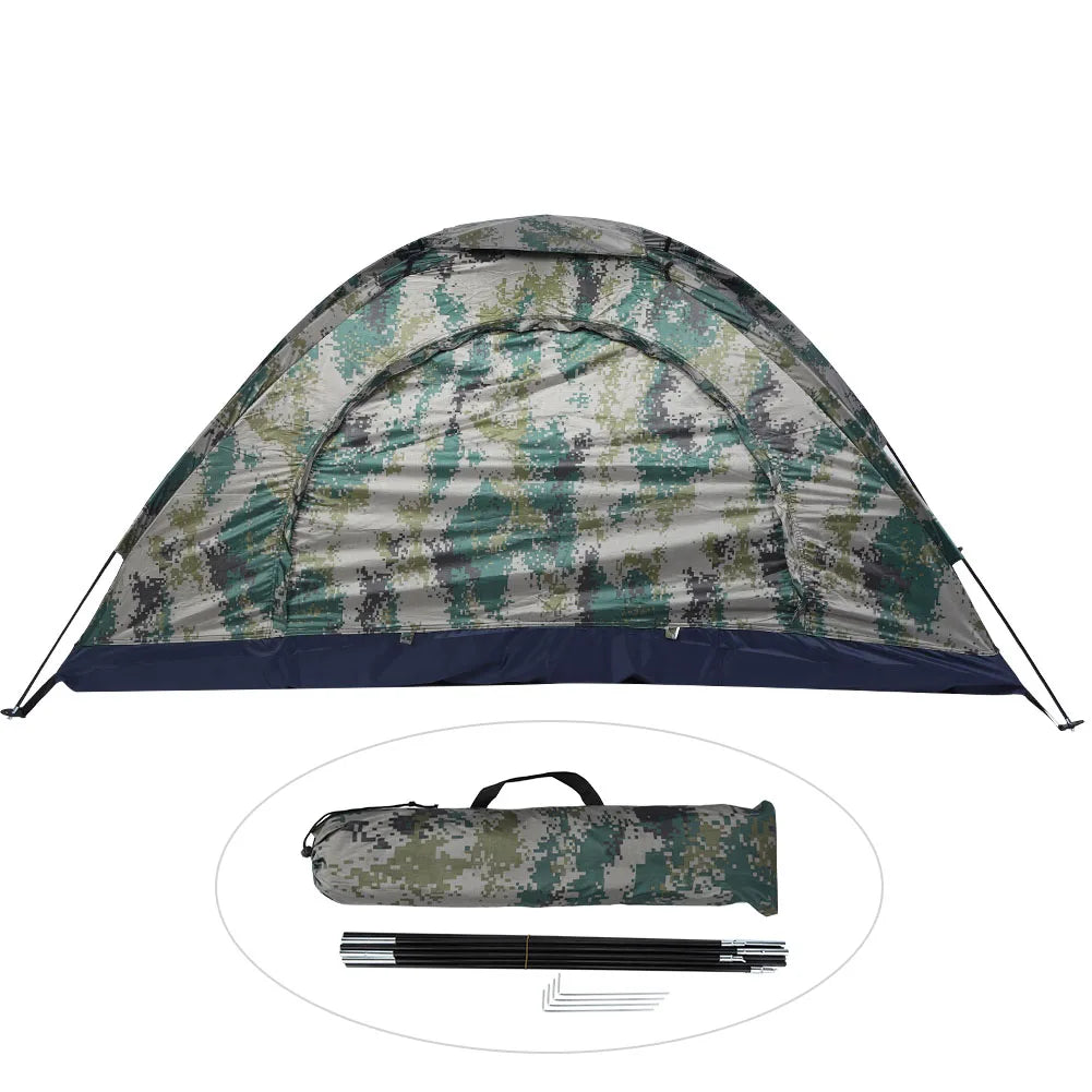 HookUpCo. Windproof Camouflage Camping Tent - HookUpCo.