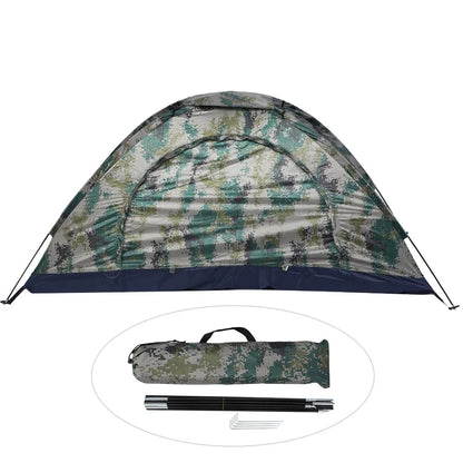 HookUpCo. Windproof Camouflage Camping Tent - HookUpCo.