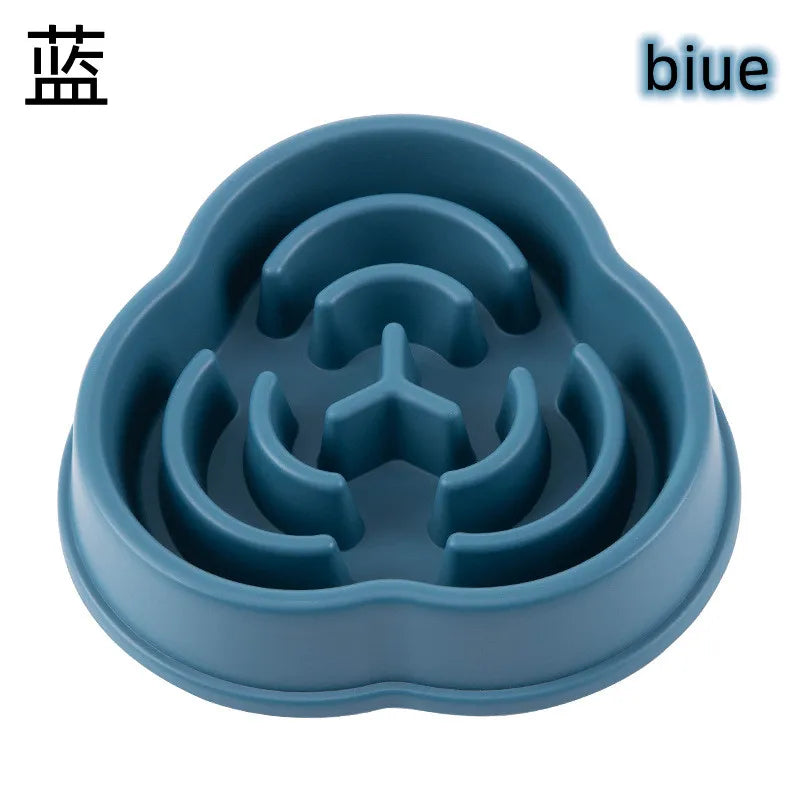 Slow Feed Anti-Choking Bowl for Cats and Dogs - Multiple Colors