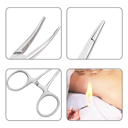 Precision Hemostatic Forceps for Pet Grooming and Fishing