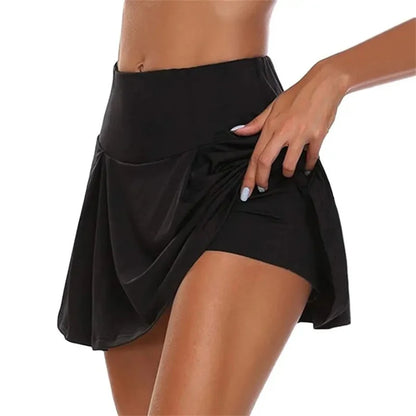 Quick-Dry High Waist Mini Skirt for Summer Fitness Activities