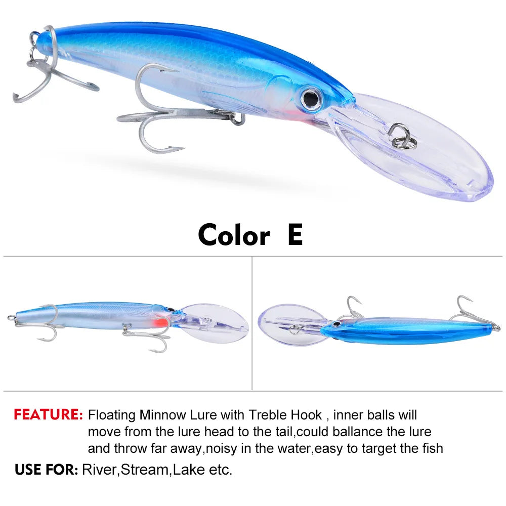 HookUpCo. Floating Fishing Lure for Bass Tackle - HookUpCo.