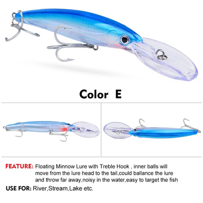 HookUpCo. Floating Fishing Lure for Bass Tackle - HookUpCo.