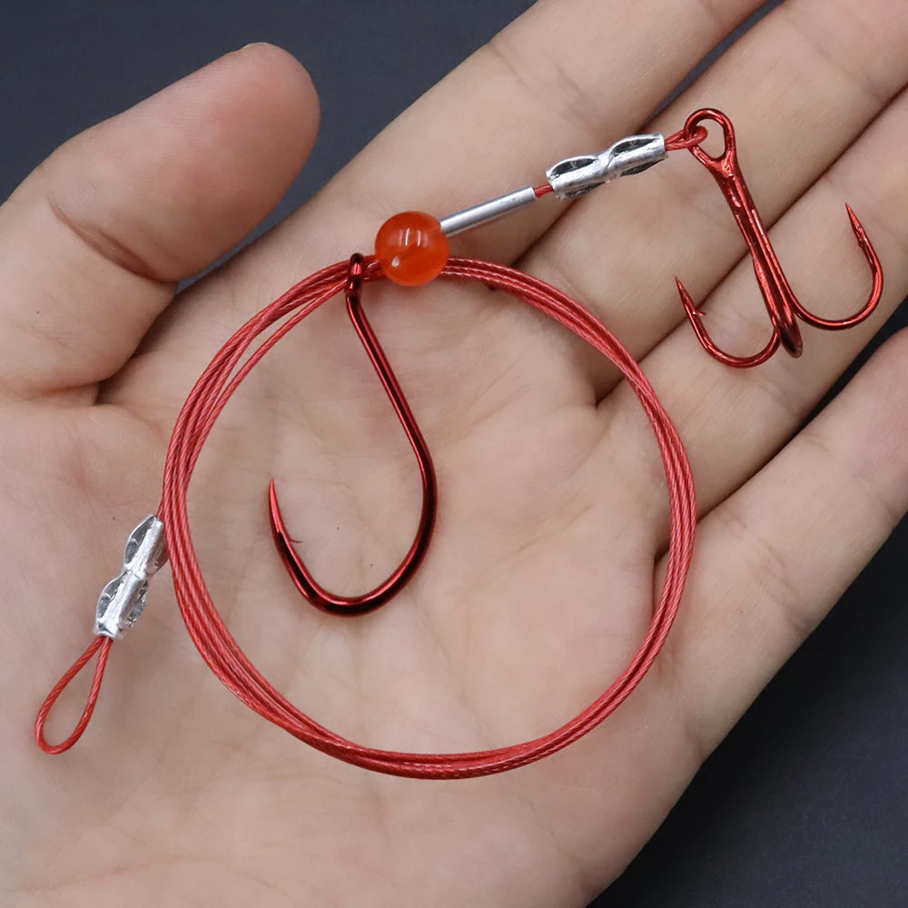 HookUpCo. Premium Fishing Stinger Rigs with Hooks - HookUpCo.