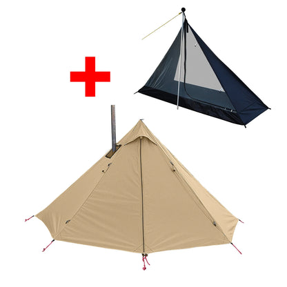 HookUpCo. Ultralight Camping Tent with Chimney - HookUpCo.