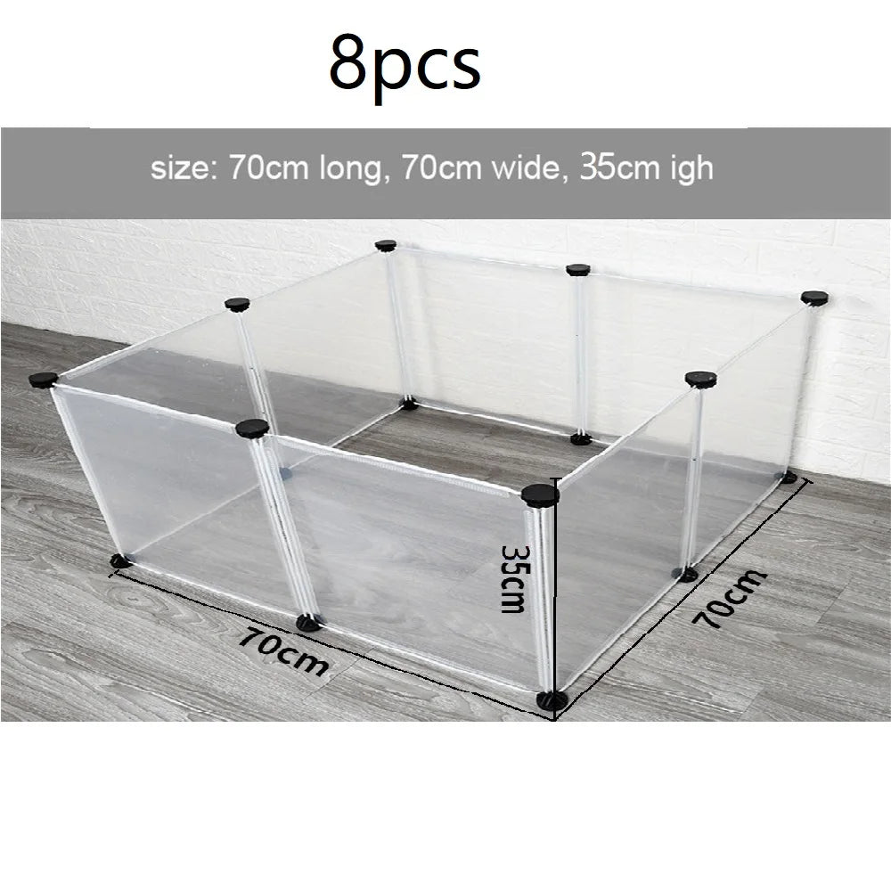 HookUpCo. Foldable Pet Playpen for Small Animals