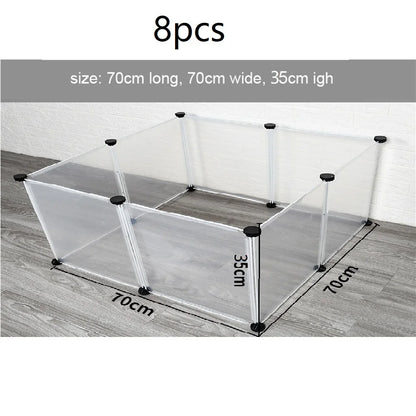 HookUpCo. Foldable Pet Playpen for Small Animals