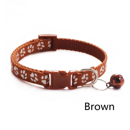 HookUpCo. Colorful Pet Collar with Safety Bell