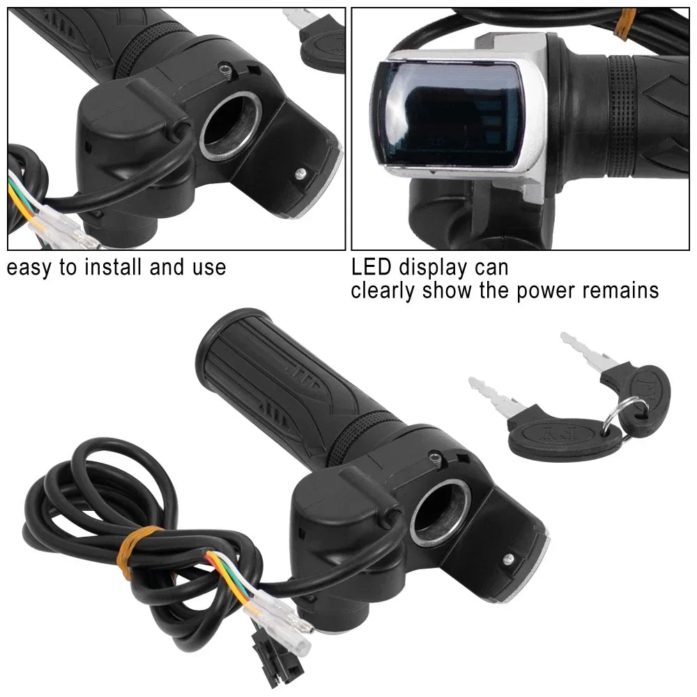 HookUpCo Throttle Grip Lock LED