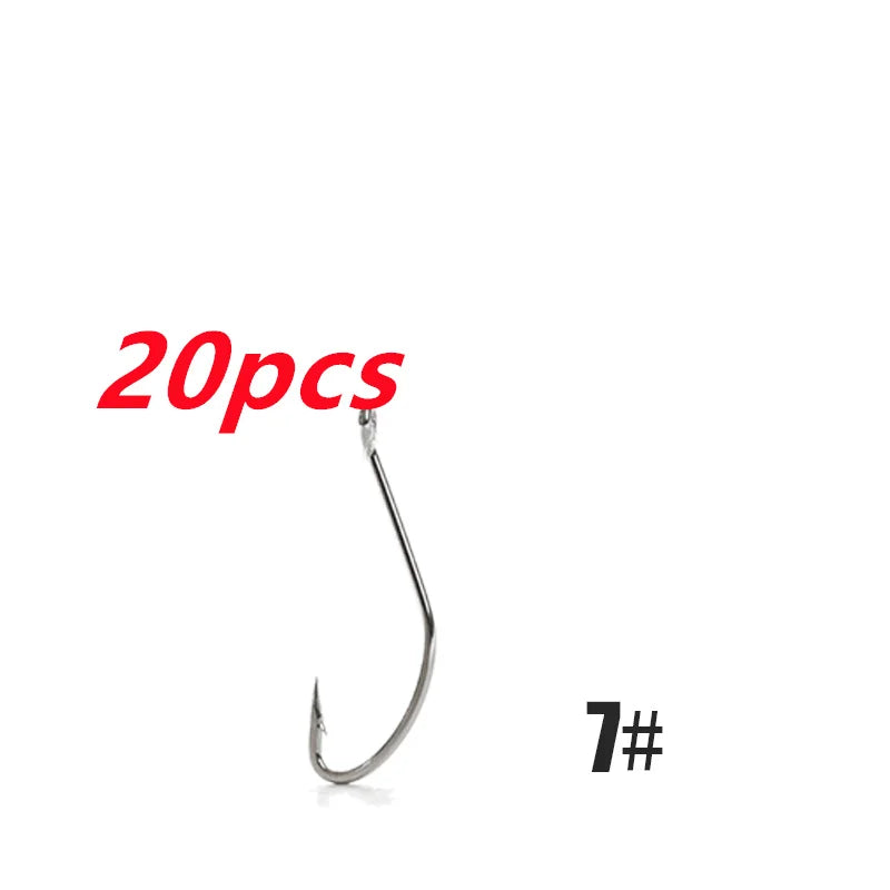 HookUpCo. Premium 20pcs Saltwater Fishing Hooks - HookUpCo.