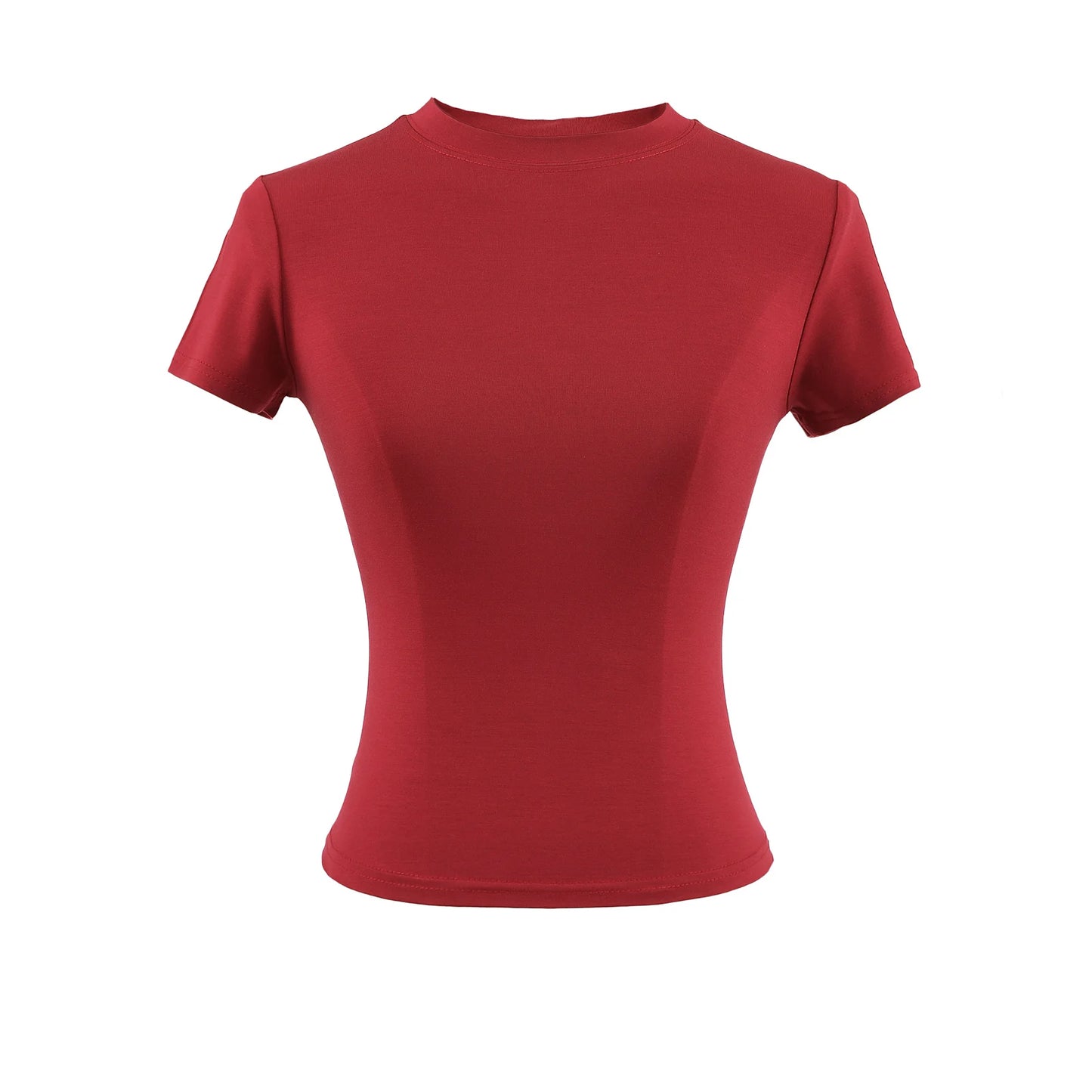 Stylish Slim Fit Casual T-Shirt for Women - Trendy Solid Color