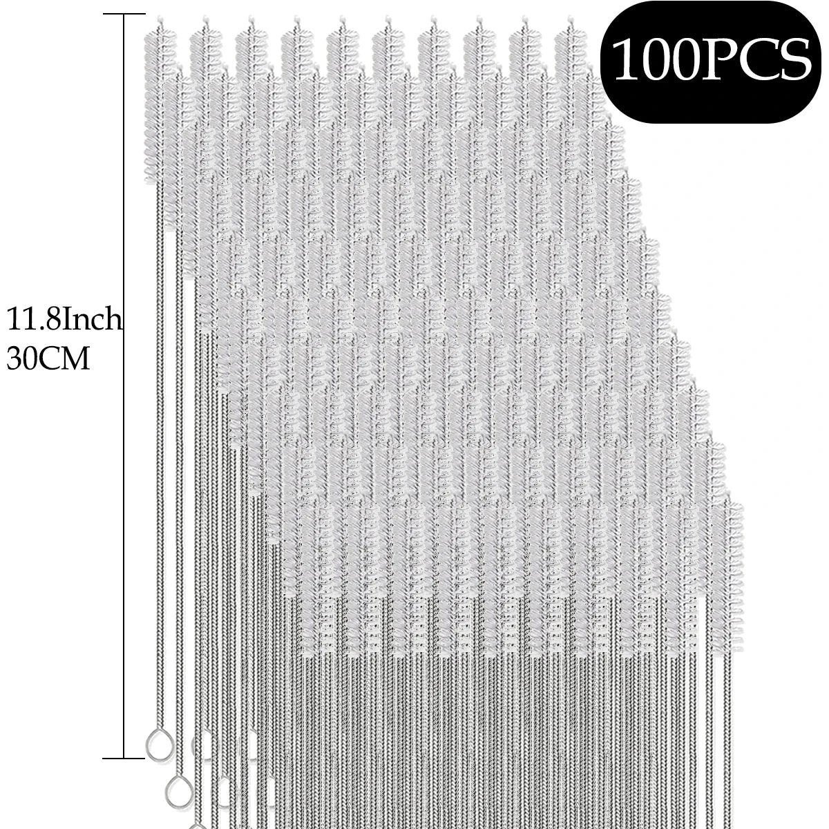 HookUpCo. Extra Long Straw Cleaner Brush Kit