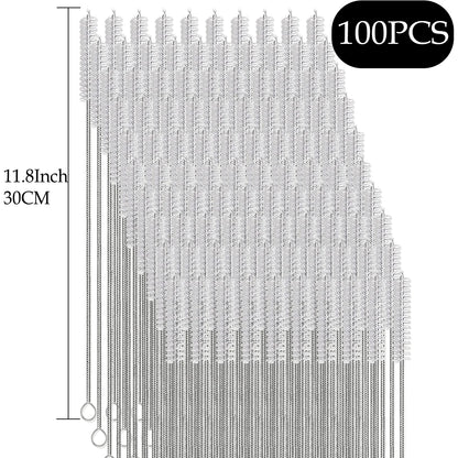 HookUpCo. Extra Long Straw Cleaner Brush Kit