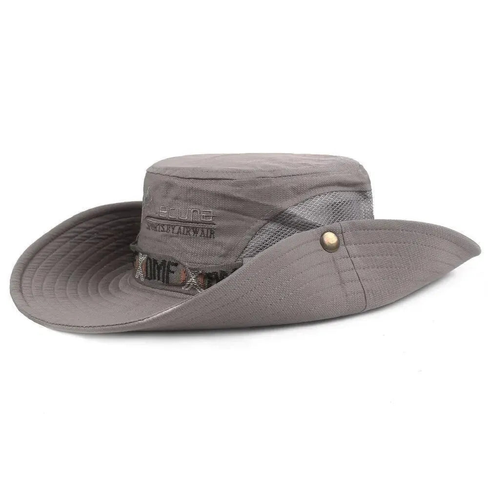 HookUpCo UV Wide Brim Bucket Hat