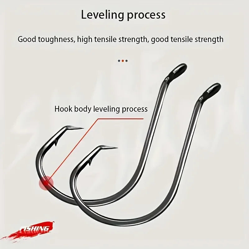 HookUpCo. Premium Carbon Steel Fishing Hooks - HookUpCo.