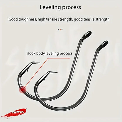 HookUpCo. Premium Carbon Steel Fishing Hooks - HookUpCo.