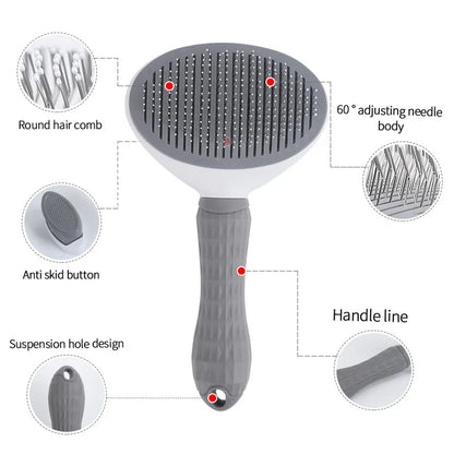 HookUpCo. Stainless Steel Pet Grooming Comb