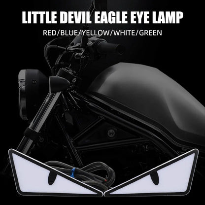 LED Devil's Eye License Plate Light Set for Cars and Motorcycles