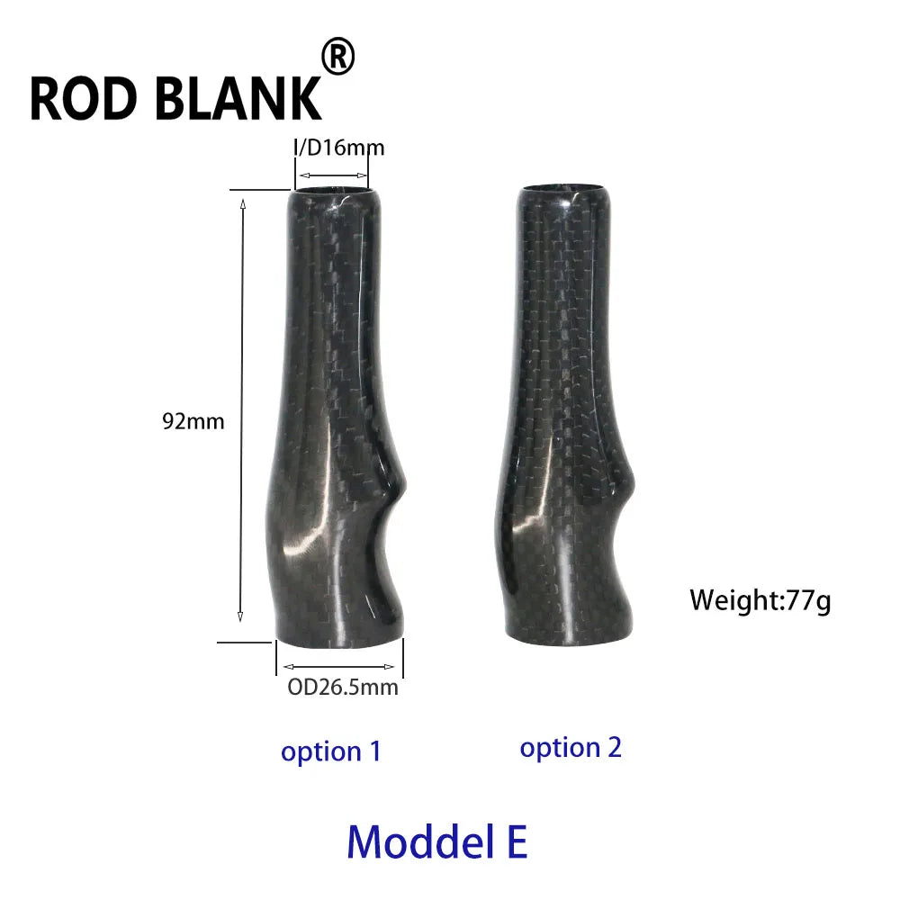 HookUpCo. Lightweight 3K Carbon Fishing Rod Grip - HookUpCo.
