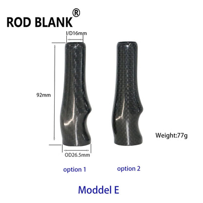 HookUpCo. Lightweight 3K Carbon Fishing Rod Grip - HookUpCo.