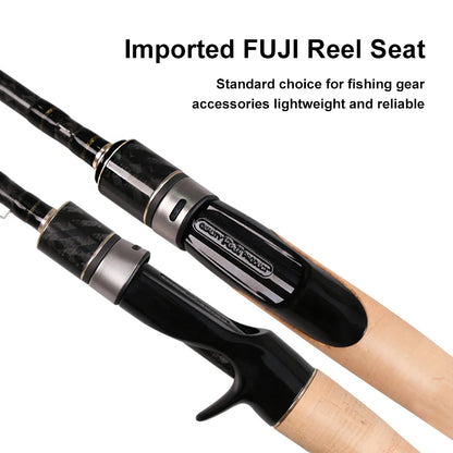HookUpCo. Pro Light Carbon Fishing Rod 1.86m - HookUpCo.