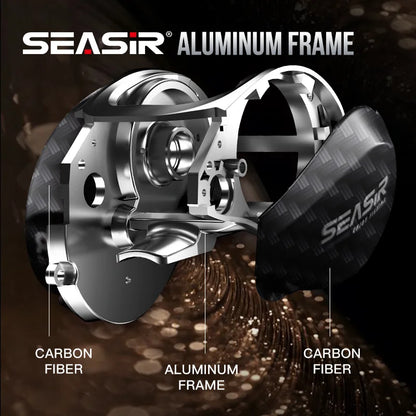HookUpCo. Salminus Baitcasting Reel, 12KG Drag - HookUpCo.