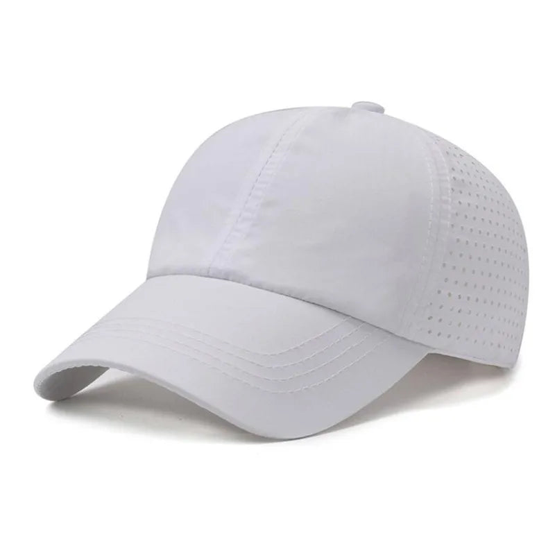 Quick-Dry Adjustable Sun Cap for Outdoor Sports