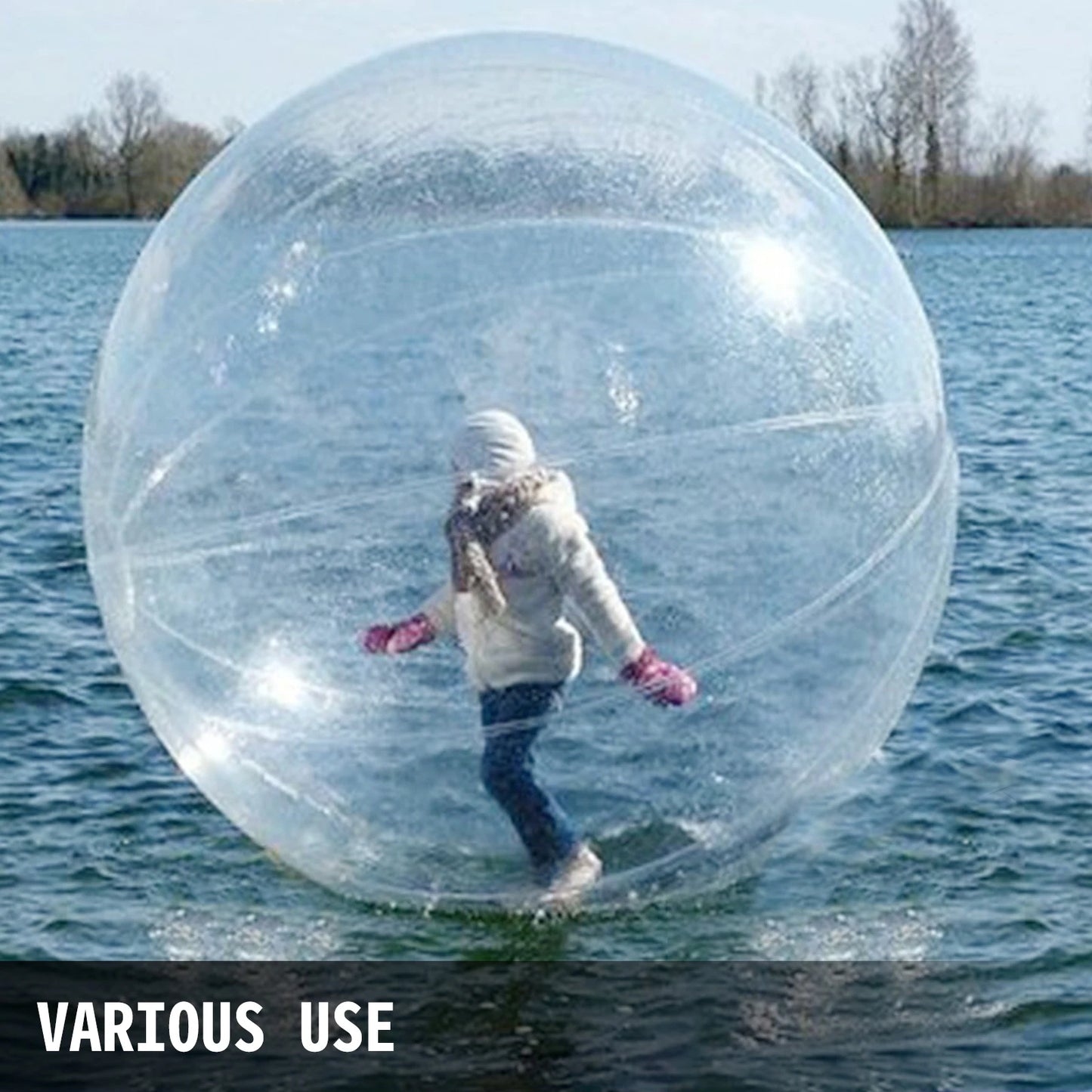 HookUpCo. Inflatable Water Walking Ball